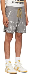 Rhude Grey Logo Short