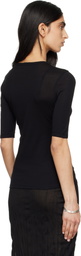 FLORE FLORE Black Anna T-shirt