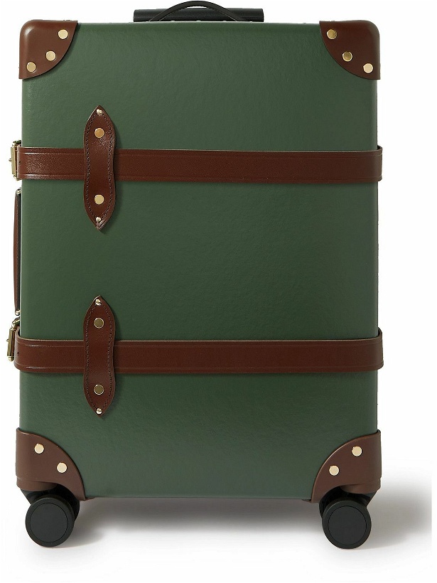 Photo: Globe-Trotter - Centenary Leather-Trimmed Carry-On Suitcase