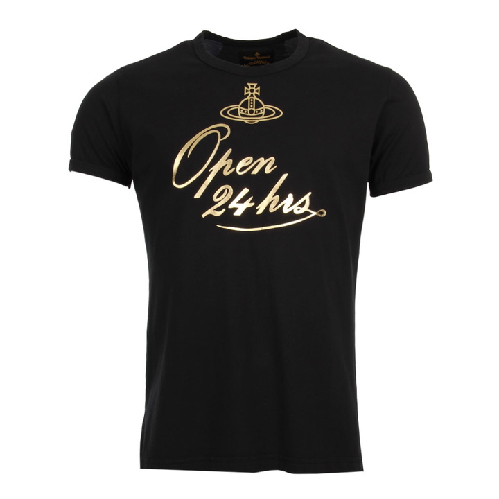 Photo: Open 24 Hours T-Shirt - Black