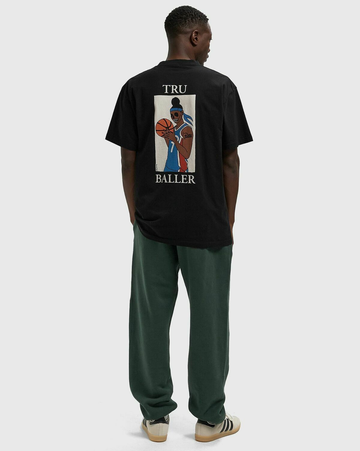PATTA Tru Baller Tee Black Mens Shortsleefe