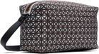 BAO BAO ISSEY MIYAKE Gray & Orange Saddle Rough Bag