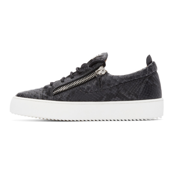 Giuseppe Zanotti Grey Croc Frankie Sneakers Giuseppe Zanotti