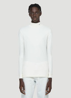 Pleats Please Issey Miyake R-Embroidered Turtleneck Top