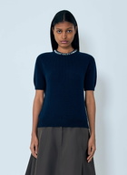 Prada Wool and Cashmere Crew-Neck Sweater