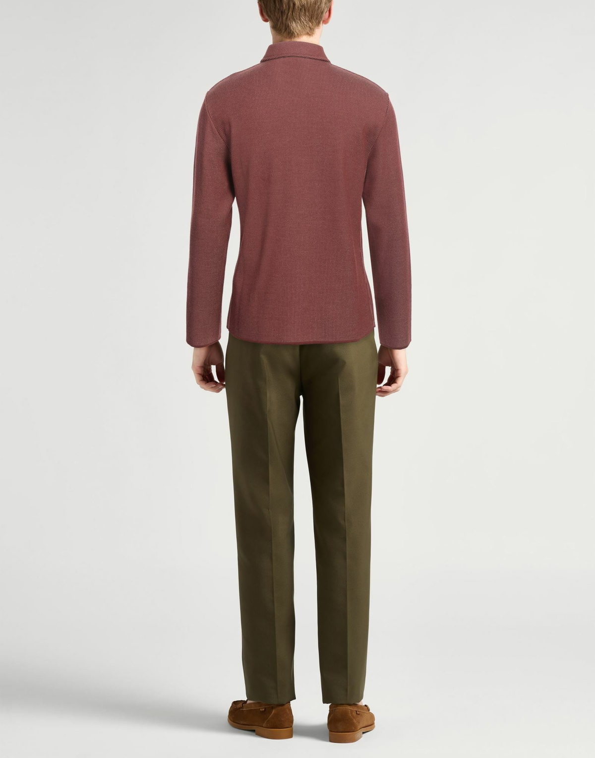 Lardini Mens Shirt Brick