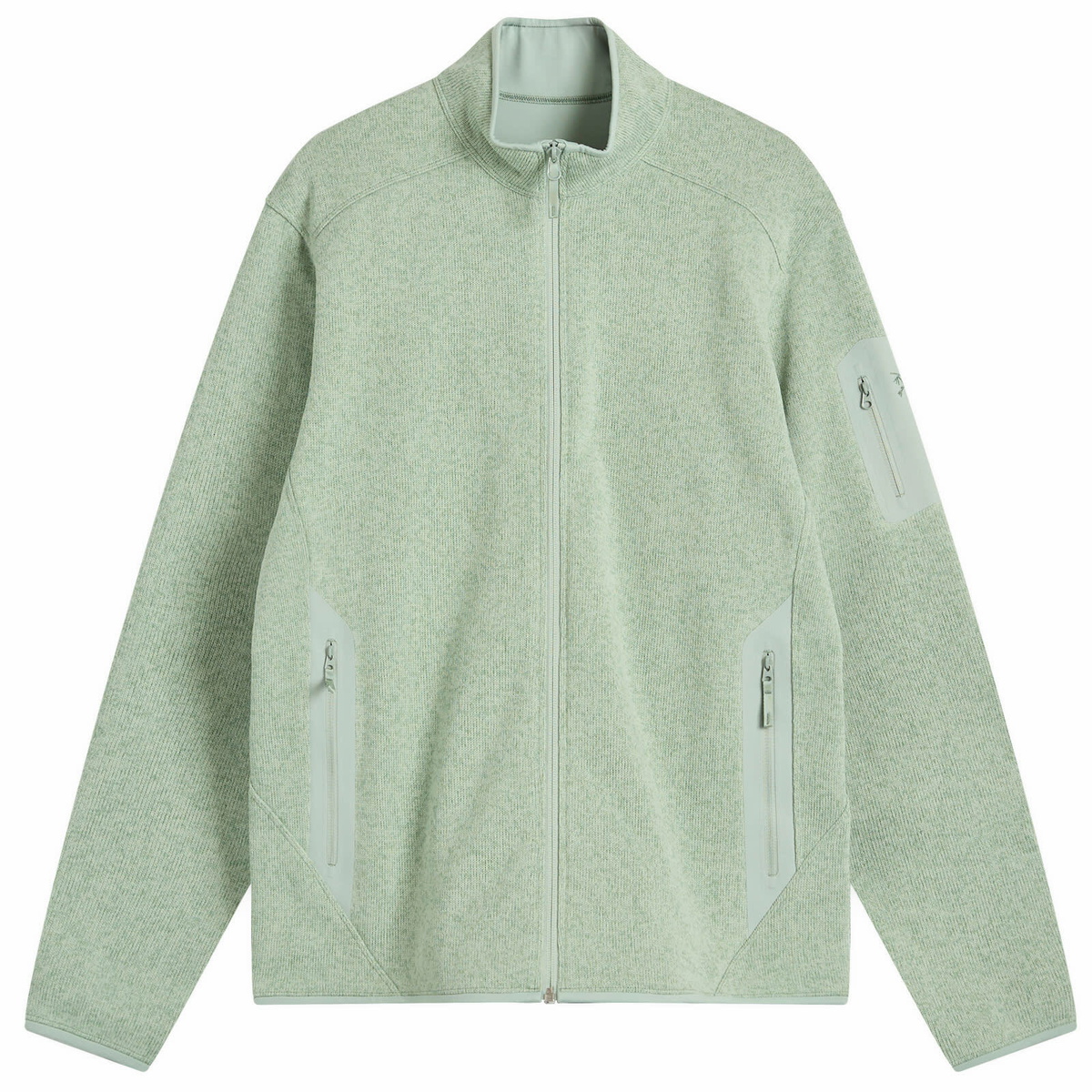 Arc'teryx Men's Covert Fleece Cardigan in Stone Green