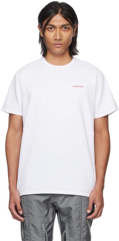 Photo: KANGHYUK White Printed T-Shirt