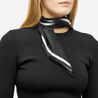 JW Anderson Women's Logo 60 X 60 Scarf in Black/White