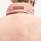 Acne Studios Men's Osam Wave Dyed Nylon Jacket in Rust Red