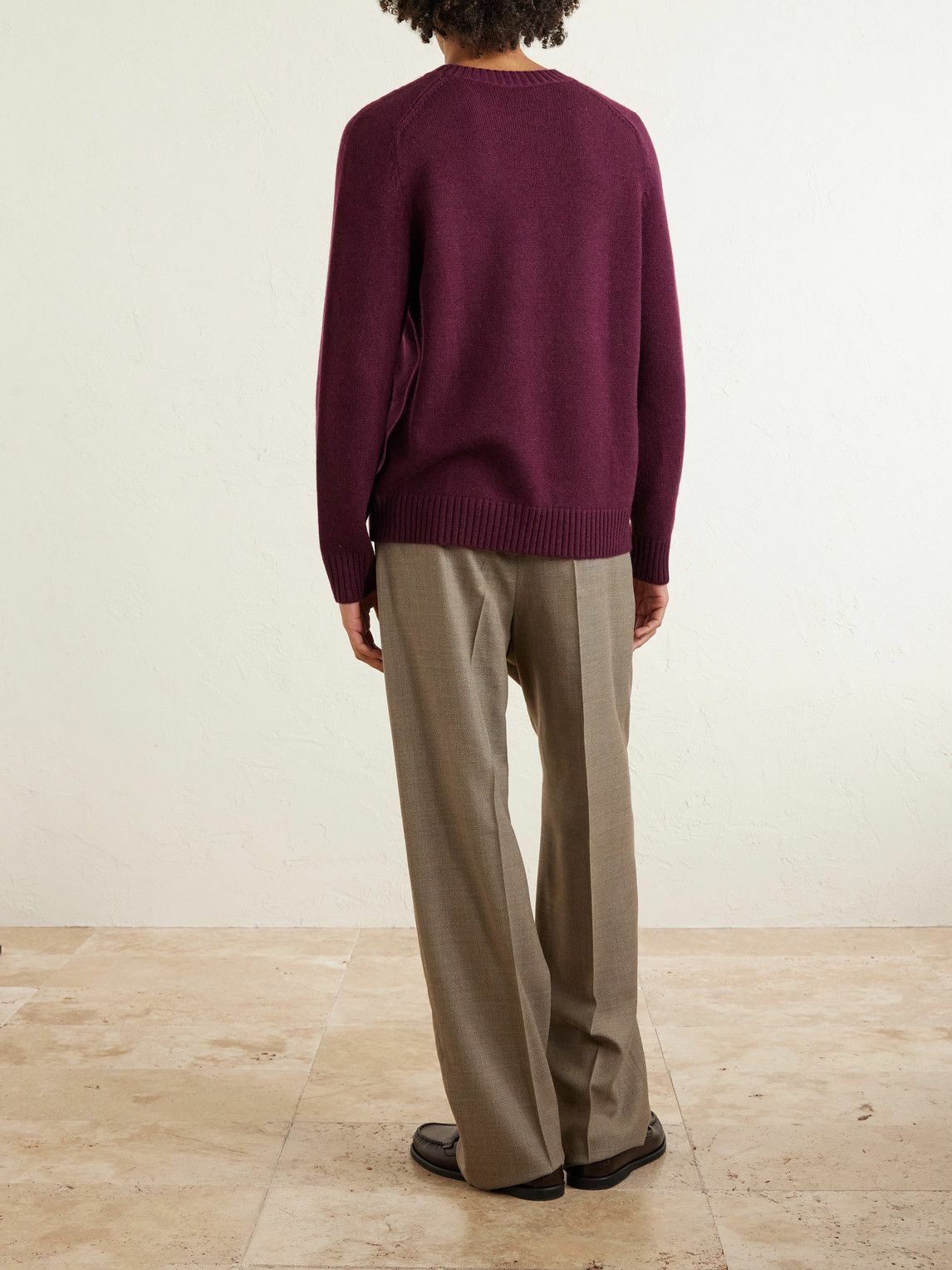 Gabriela Hearst - Francesco Cashmere Sweater - Burgundy