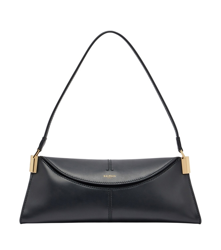 Photo: Balmain 64-83 Small leather shoulder bag