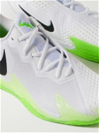 Nike Tennis - NikeCourt Zoom Vapor Cage 4 Rafa Rubber-Trimmed Mesh Sneakers - White