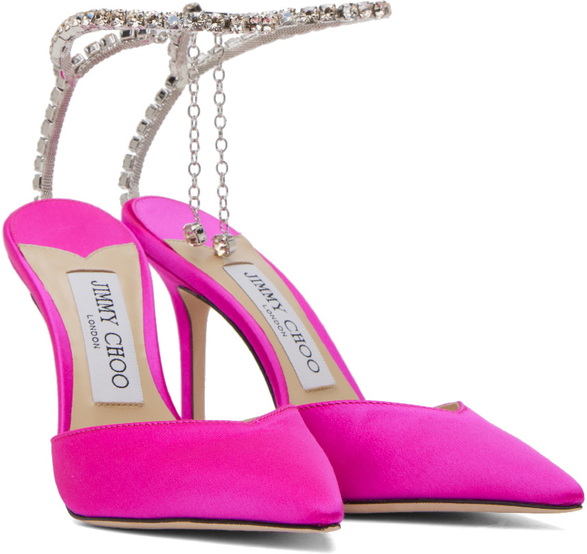 Jimmy Choo Pink Saeda 100 Heels Jimmy Choo