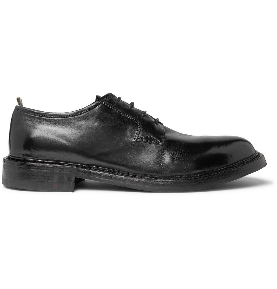Officine Creative - Leeds Polished-Leather Derby Shoes - Black Officine ...
