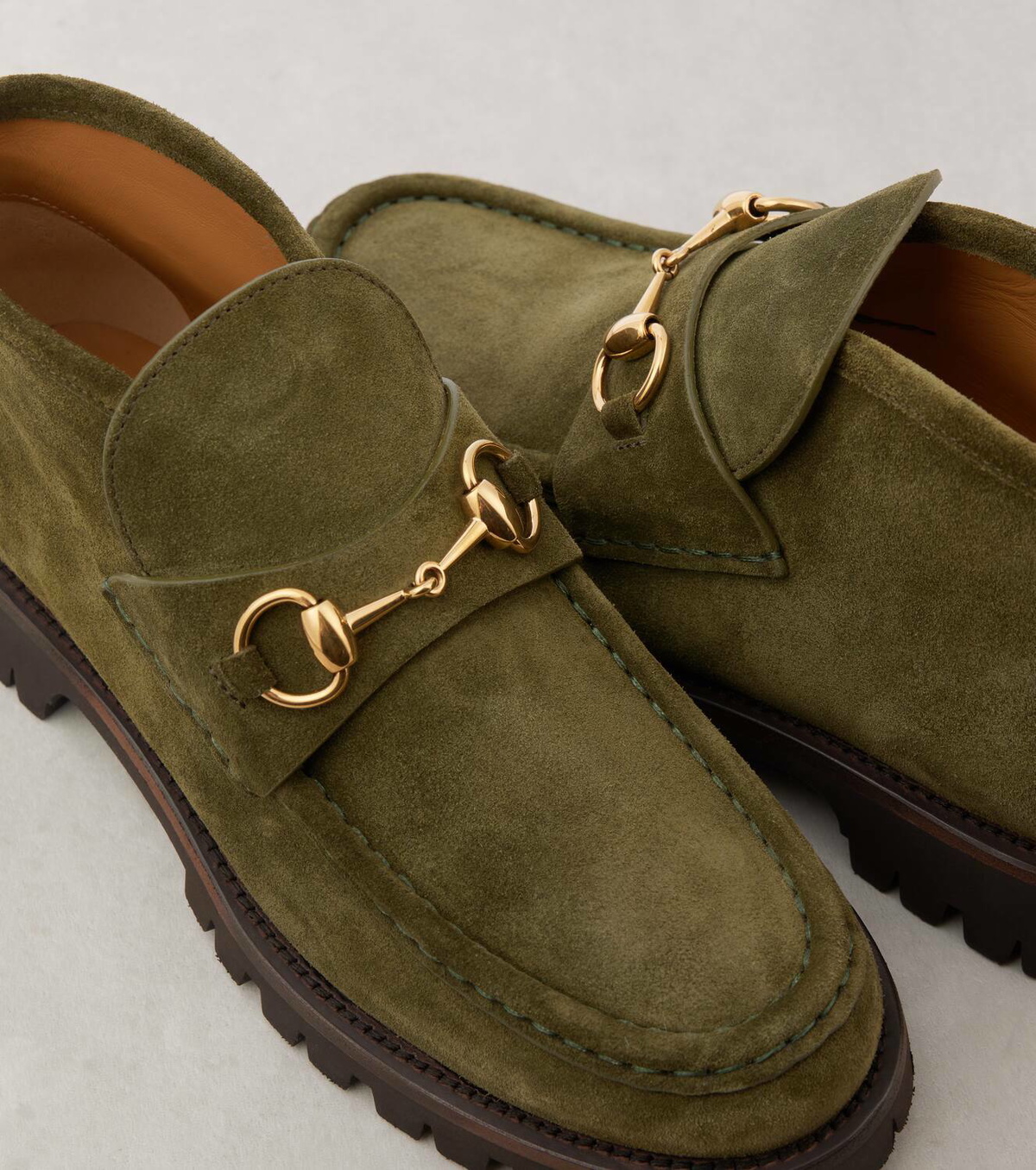Gucci Horsebit suede ankle boots