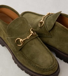 Gucci Horsebit suede ankle boots