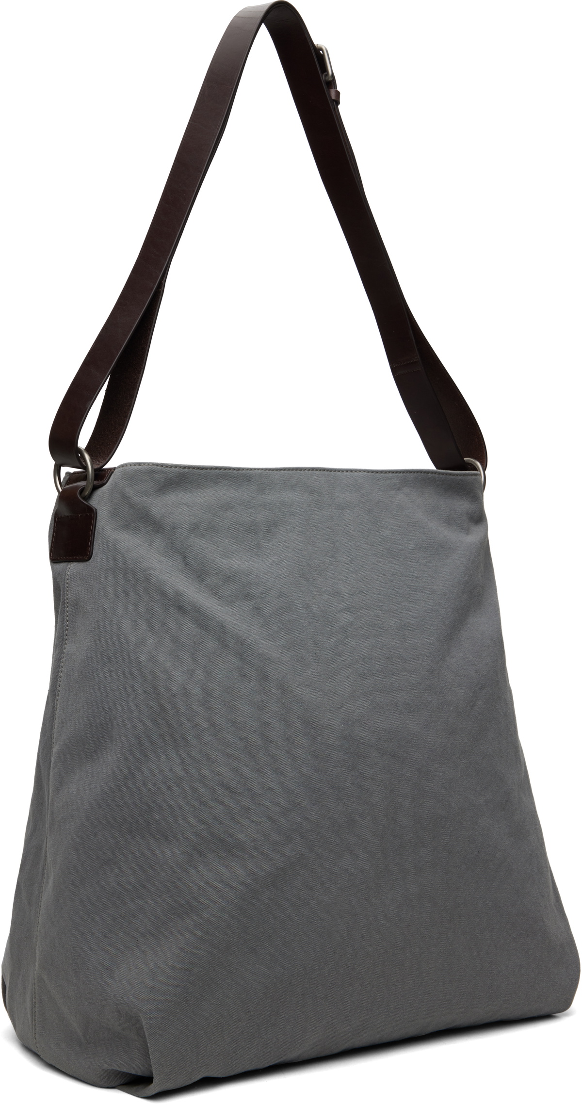 Dries Van Noten Gray Large Canvas Bag Dries Van Noten