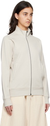 ZEGNA Off-White Zip Sweatshirt
