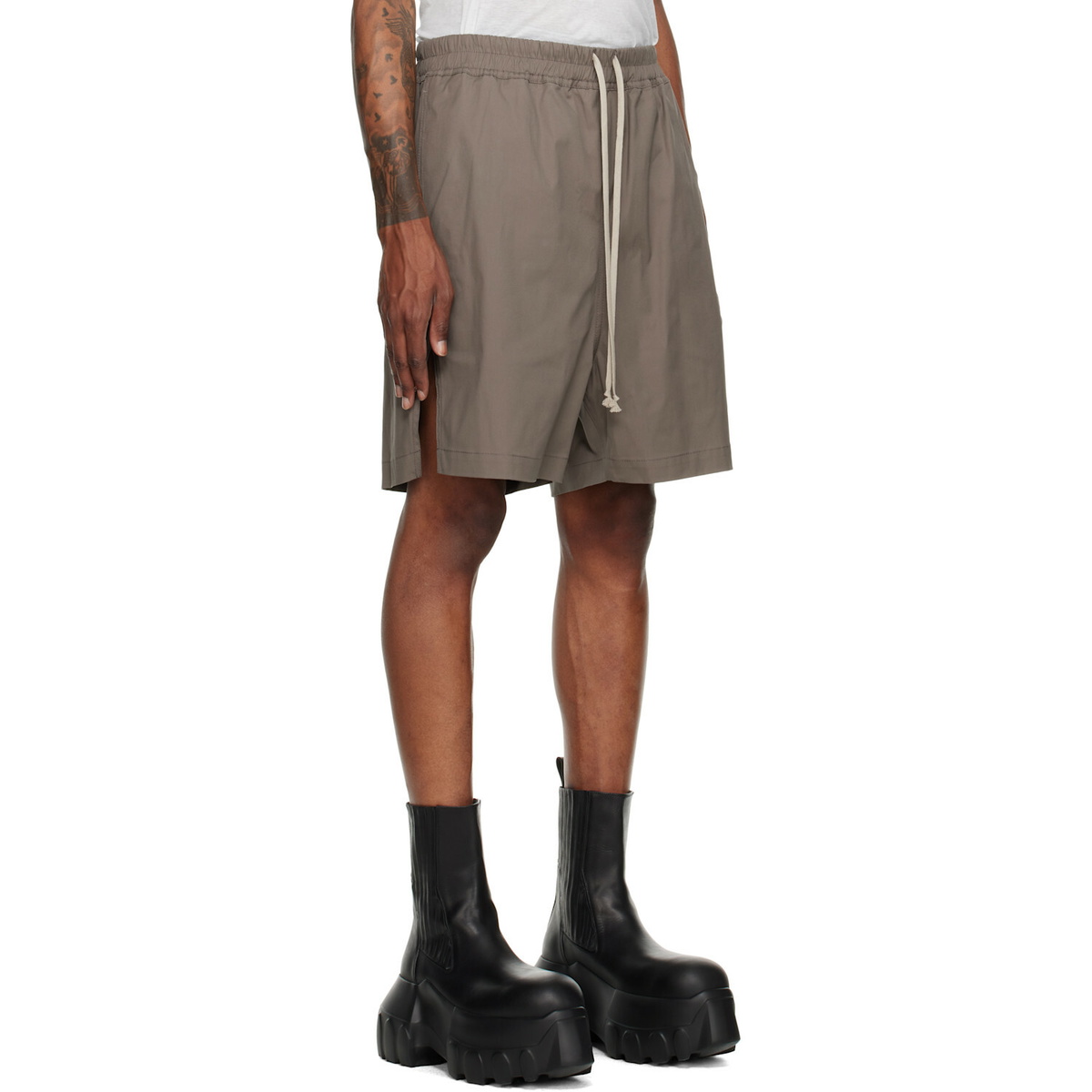 Rick Owens Gray Tower Boxers Shorts