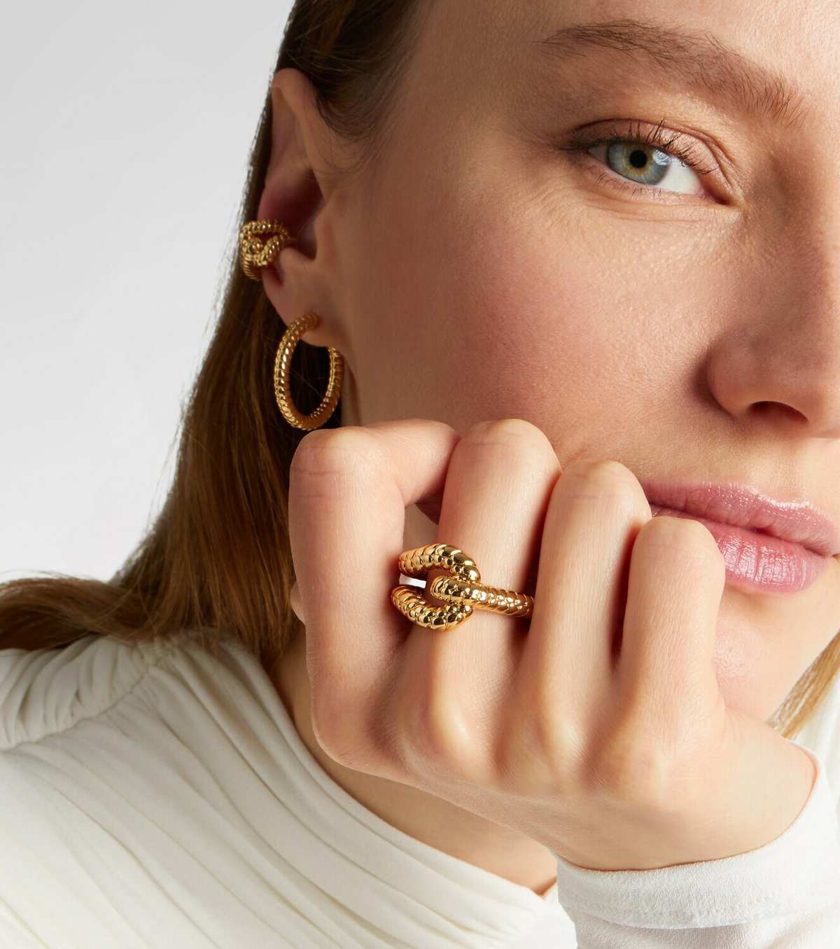 Jennifer Fisher Madison Avenue gold-plated ring