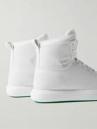 Bottega Veneta - Leather High-Top Sneakers - White