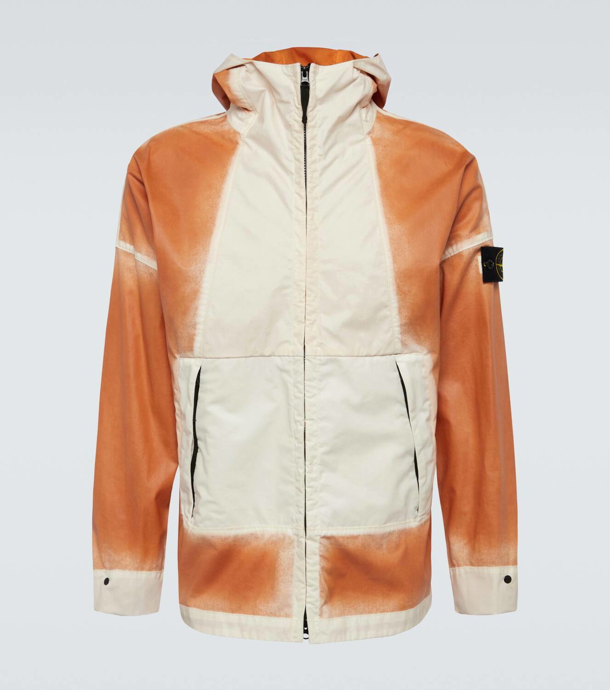 Stone Island Hand-Sprayed Mussola Gommata jacket Stone Island