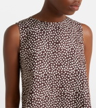 Asceno Sofia silk twill tank top