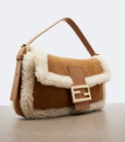 Fendi Baguette® 26424 Small suede shoulder bag