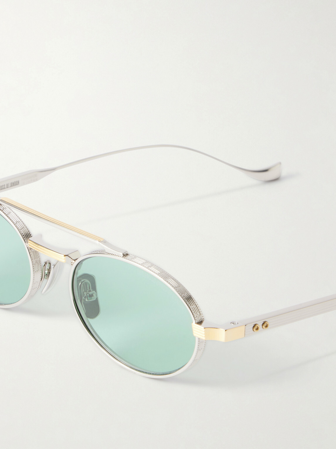 Cutler and Gross - 1427 Round-Frame Silver-Tone Sunglasses