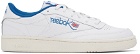 Reebok Classics White & Blue Club C 85 Sneakers