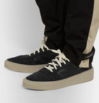 Fear of God - Leather, Nubuck and Mesh Sneakers - Black