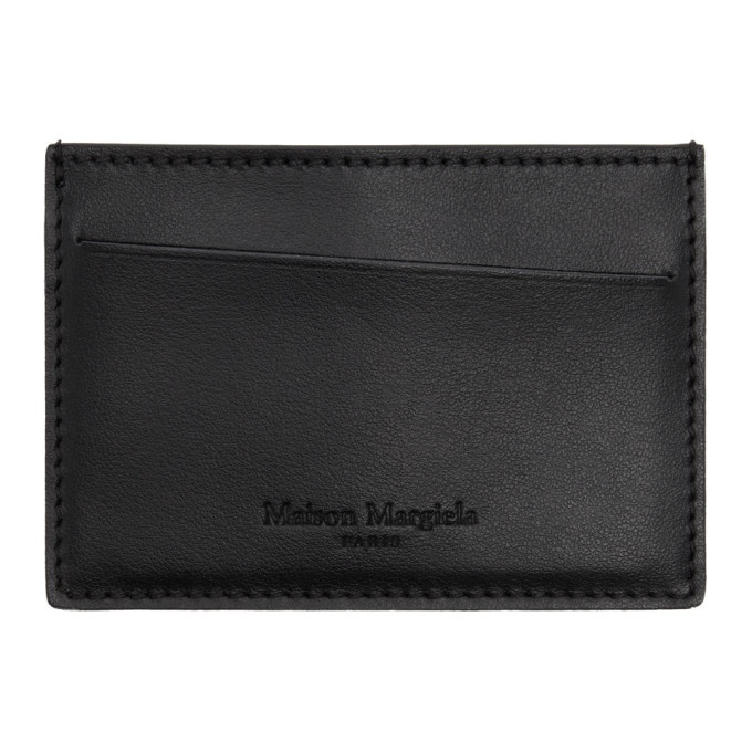 Photo: Maison Margiela White and Black Crinkled Card Holder