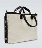 Amiri - Embroidered leather-trimmed tote bag