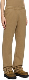 Entire Studios Taupe Straight-Leg Sweatpants