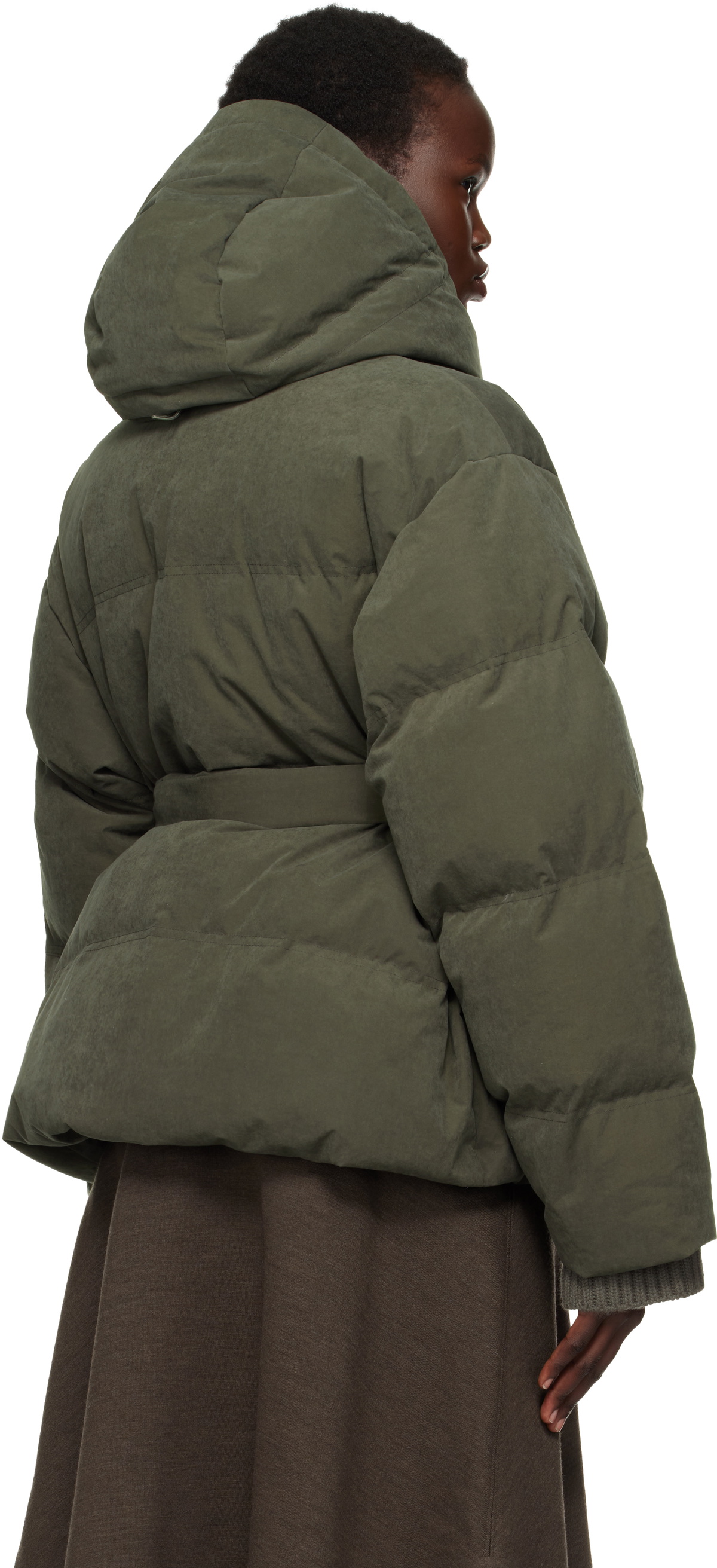 Holzweiler Green Steilia Brushed Down Jacket
