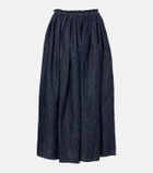 Gabriela Hearst Eloran linen midi skirt