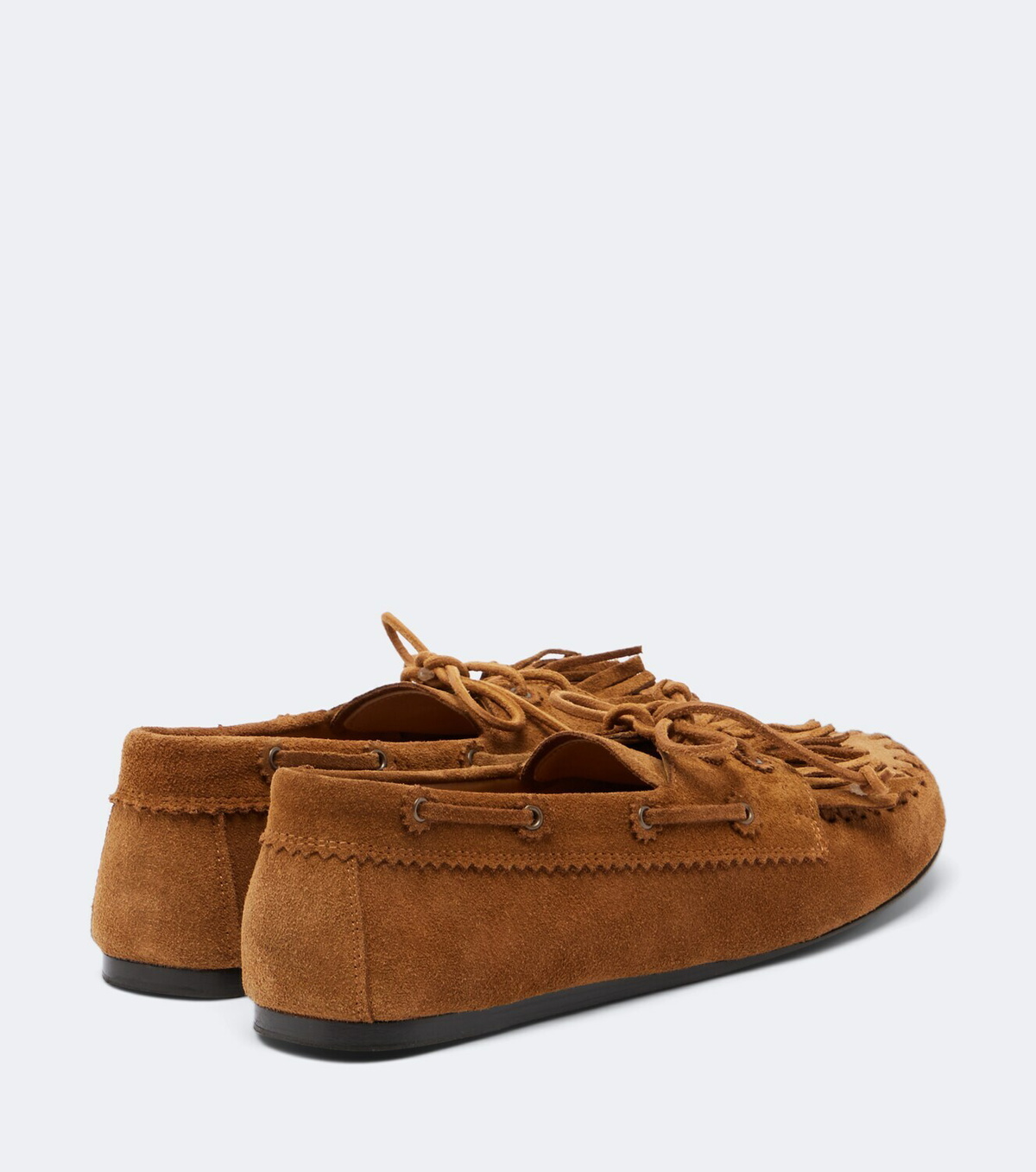 Isabel Marant Fersi fringed suede boat shoes