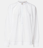 Proenza Schouler Pleated cotton poplin shirt