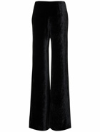 GALVAN - Julianne High Rise Velvet Wide Leg Pants