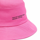 Pangaia Bucket Hat in Flamingo Pink