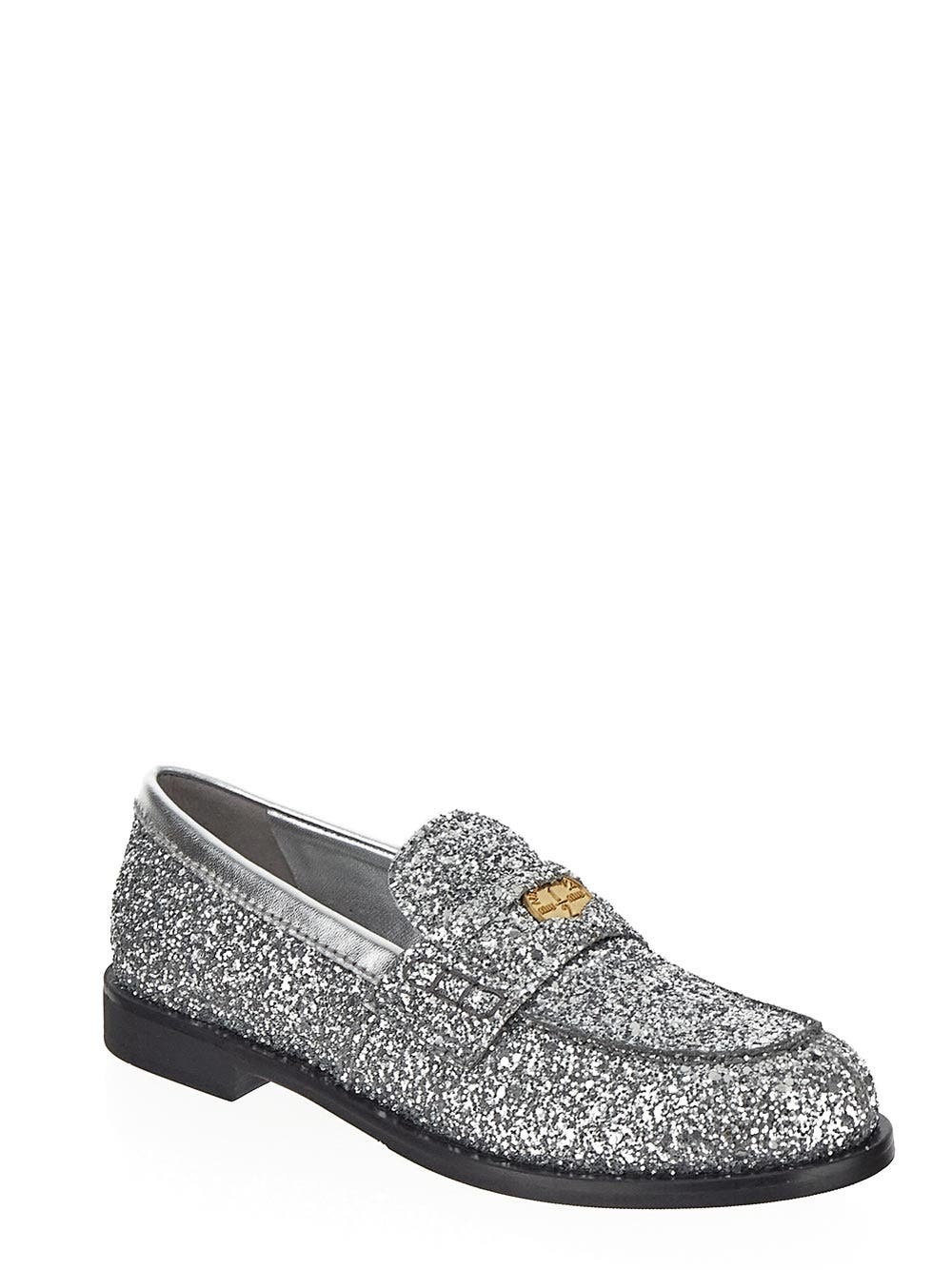 Miu Miu Glitter Loafers Miu Miu