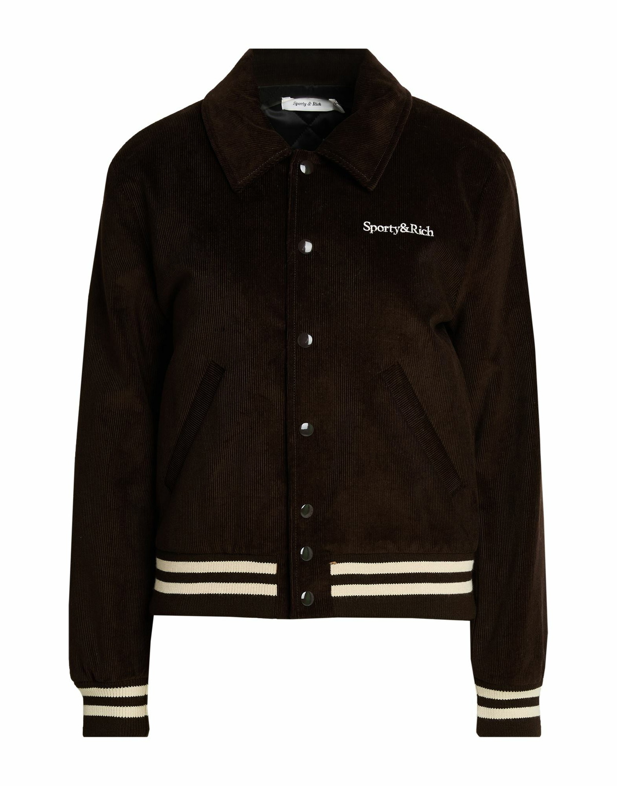 Sporty & Rich Womens Jacket Chocolate in Brown