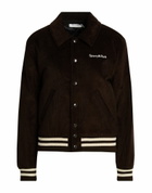 Sporty & Rich Womens Jacket Chocolate in Brown