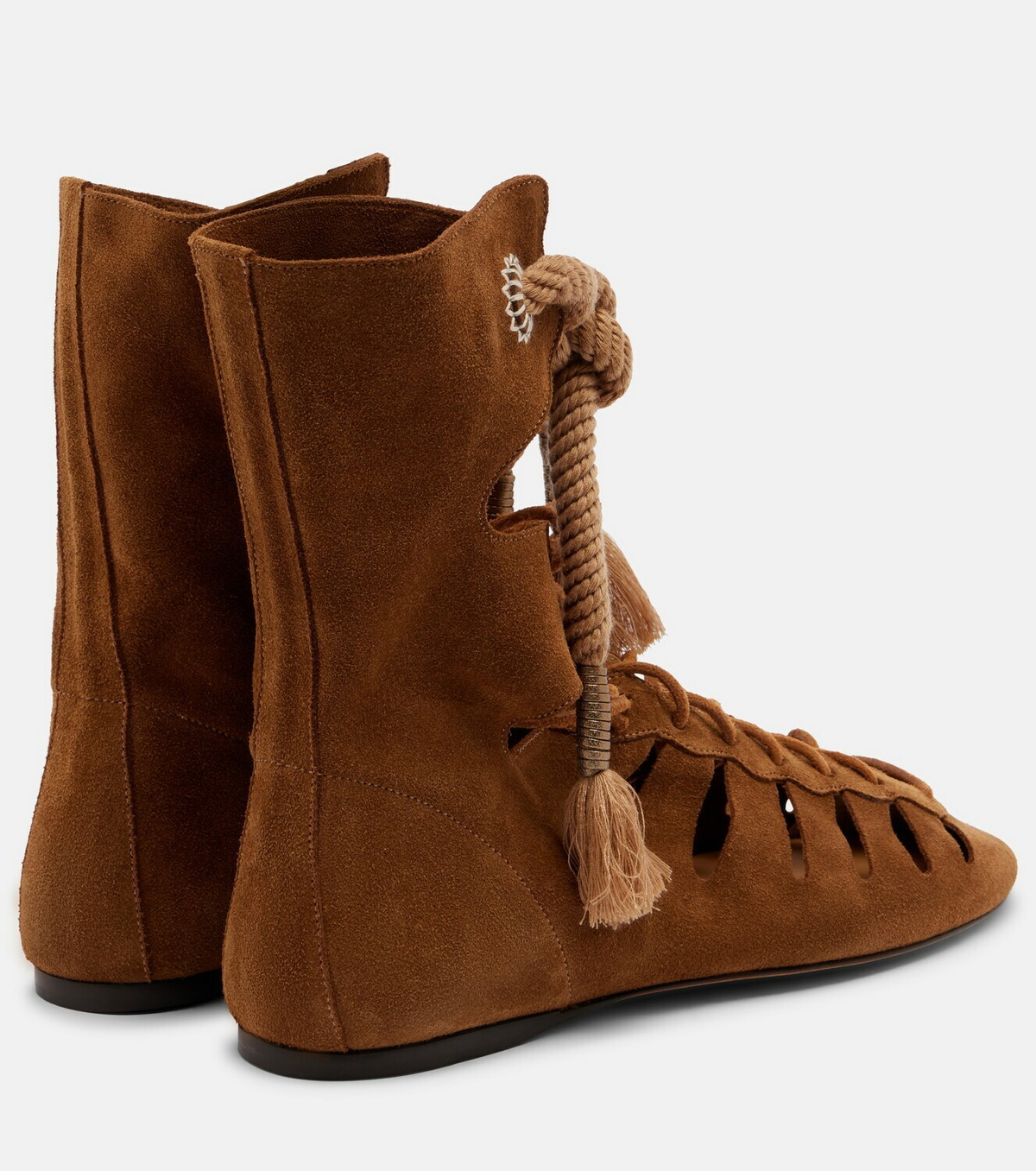Isabel Marant Liade suede lace-up ankle boots