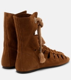 Isabel Marant Liade suede lace-up ankle boots