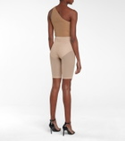 David Koma Mesh jersey shorts