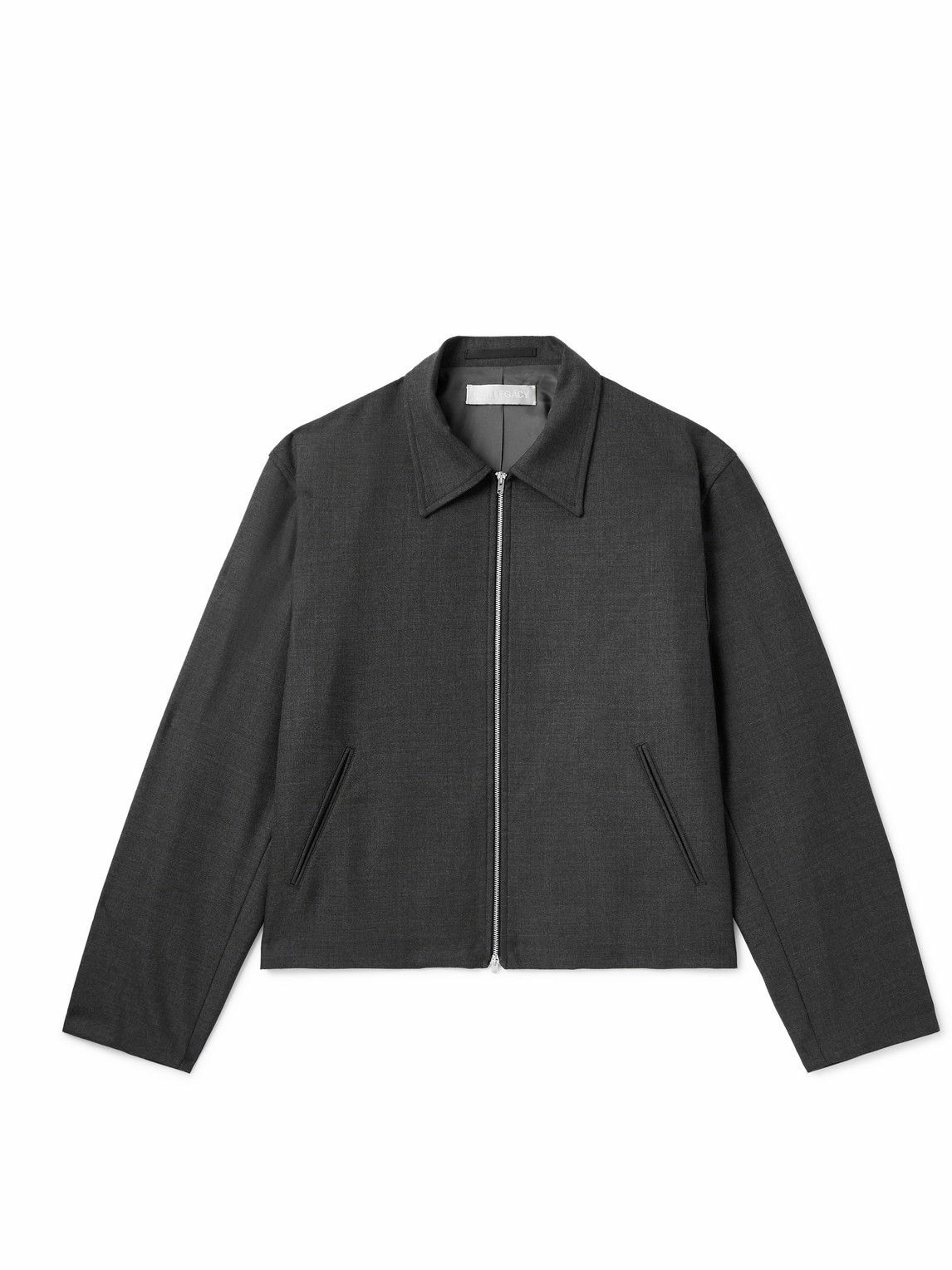 OUR LEGACY Black Pharos Leather Bomber Jacket Our Legacy