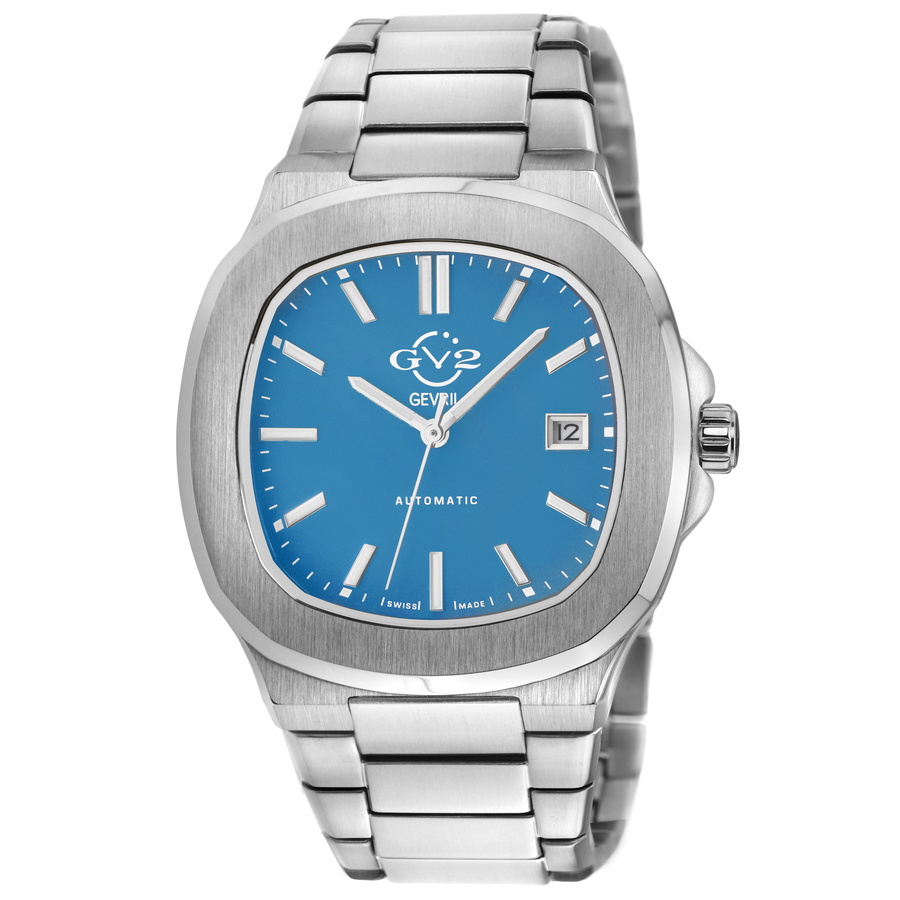 GV2 by Gevril Potente Automatic Blue Dial Mens Watch 18113B