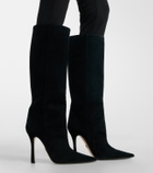 Gucci Naomi suede knee-high boots